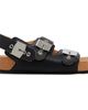 Balenciaga Balenciaga Black Scholl Edition Leather Sandals - 1
