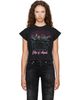 Balenciaga Balenciaga Black Shrunk 'City Of Angels' Stretch T-shirt - 1