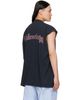 Balenciaga Balenciaga Black Spiral Crest T-Shirt - 3
