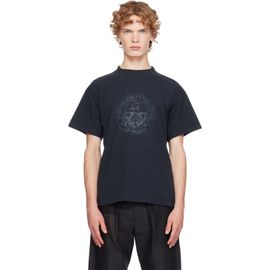 Balenciaga Balenciaga Black Standard Address Crest T-shirt