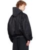 Balenciaga Balenciaga Black Standard Bomber Jacket - 3