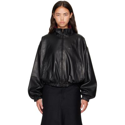 Balenciaga Balenciaga Black Tracksuit Reversible Lambskin Jacket