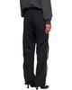 Balenciaga Balenciaga Black Zipped Loop Sports Icon Sporty Track Pants - 3
