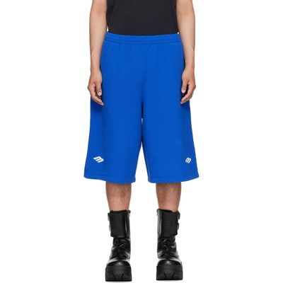 Balenciaga Balenciaga Blue 3B Football Shorts