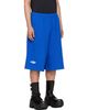 Balenciaga Balenciaga Blue 3B Football Shorts - 2