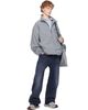 Balenciaga Balenciaga Blue & Beige Cotton Linen Check Zip-Up Jacket - 4