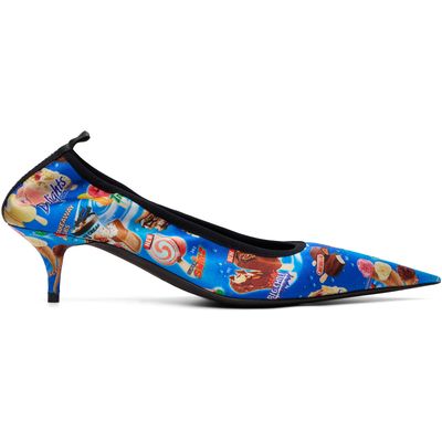 Balenciaga Balenciaga Blue Avenue Scrunchie Heels