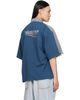 Balenciaga Balenciaga Blue Check Hybrid Shirt - 3