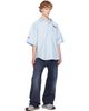 Balenciaga Balenciaga Blue Cotton Poplin Oversized Shirt - 4