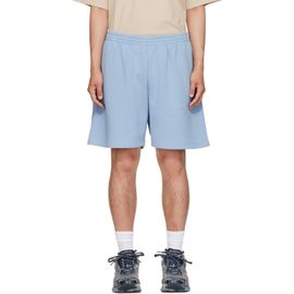 Balenciaga Balenciaga Blue Embroidered Shorts