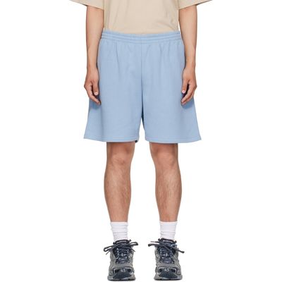 Balenciaga Balenciaga Blue Embroidered Shorts