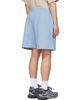 Balenciaga Balenciaga Blue Embroidered Shorts - 3