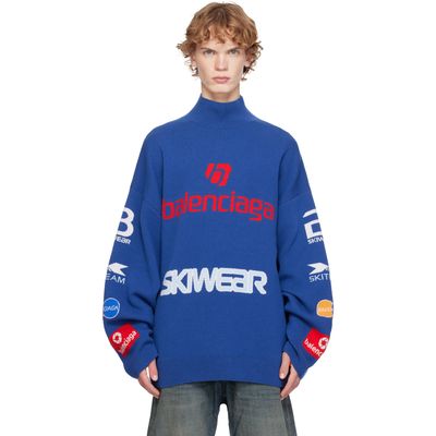 Balenciaga Balenciaga Blue L/S Turtleneck