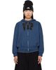 Balenciaga Balenciaga Blue 'VIP' Zip-Up Hoodie - 1
