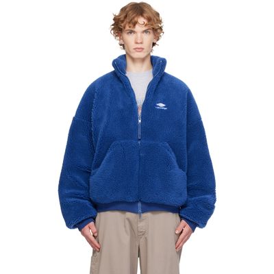 Balenciaga Balenciaga Blue Zip-Up Jacket