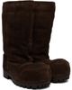 Balenciaga Balenciaga Brown Alaska Fur High Boots - 4