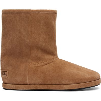 Balenciaga Balenciaga Brown Alaska Soft Boots