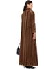 Balenciaga Balenciaga Brown Cable Knit Faux Fur Coat - 3