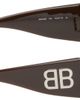 Balenciaga Balenciaga Brown Extreme Sunset Sunglasses - 2