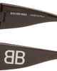 Balenciaga Balenciaga Brown Extreme Sunset Sunglasses - 3