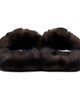 Balenciaga Balenciaga Brown Furry Slides - 2