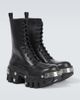 Balenciaga Balenciaga Bulldozer leather lace-up boots - 5