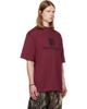 Balenciaga Balenciaga Burgundy Nano BB Medium Fit T-shirt - 2