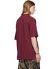 Balenciaga Balenciaga Burgundy Nano BB Medium Fit T-shirt - 3