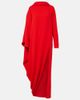 Balenciaga Balenciaga Caped silk and wool crÃªpe maxi dress - 1