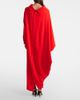 Balenciaga Balenciaga Caped silk and wool crÃªpe maxi dress - 6