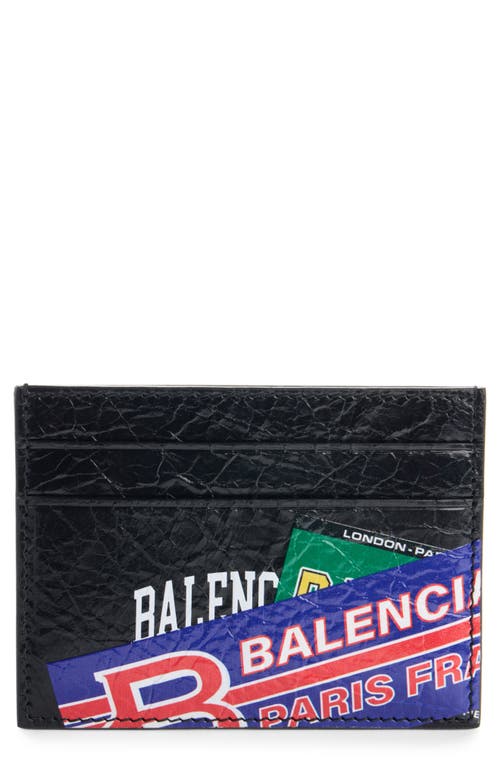 Balenciaga Balenciaga Cash Arena Leather Card Holder
