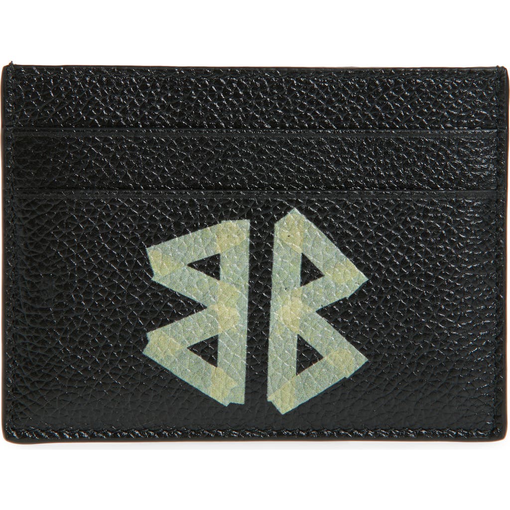 Balenciaga Balenciaga Cash Tape Type Logo Leather Card Holder
