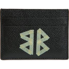 Balenciaga Balenciaga Cash Tape Type Logo Leather Card Holder