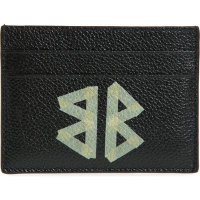 Balenciaga Balenciaga Cash Tape Type Logo Leather Card Holder