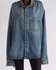 Balenciaga Balenciaga Cocoon Oversize Denim Button-Up Shirt - 1