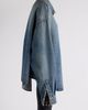 Balenciaga Balenciaga Cocoon Oversize Denim Button-Up Shirt - 3
