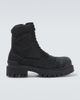 Balenciaga Balenciaga Combat Strike canvas lace-up boots - 1