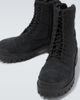 Balenciaga Balenciaga Combat Strike canvas lace-up boots - 3