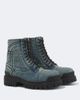 Balenciaga Balenciaga Combat Strike denim lace-up boots - 1