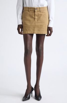 Balenciaga Balenciaga Cotton Canvas Miniskirt