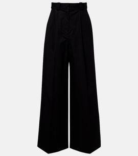 Balenciaga Balenciaga Cotton twill wide-leg pants
