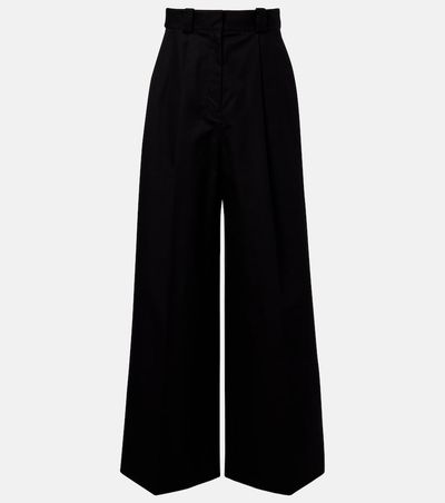 Balenciaga Balenciaga Cotton twill wide-leg pants