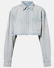 Balenciaga Balenciaga Cropped denim shirt - 1