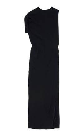Balenciaga Balenciaga Draped Asymmetric Maxi Dress