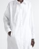 Balenciaga Balenciaga Draped Back Long Sleeve Cotton Poplin Shirtdress - 4