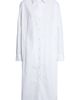 Balenciaga Balenciaga Draped Back Long Sleeve Cotton Poplin Shirtdress - 5
