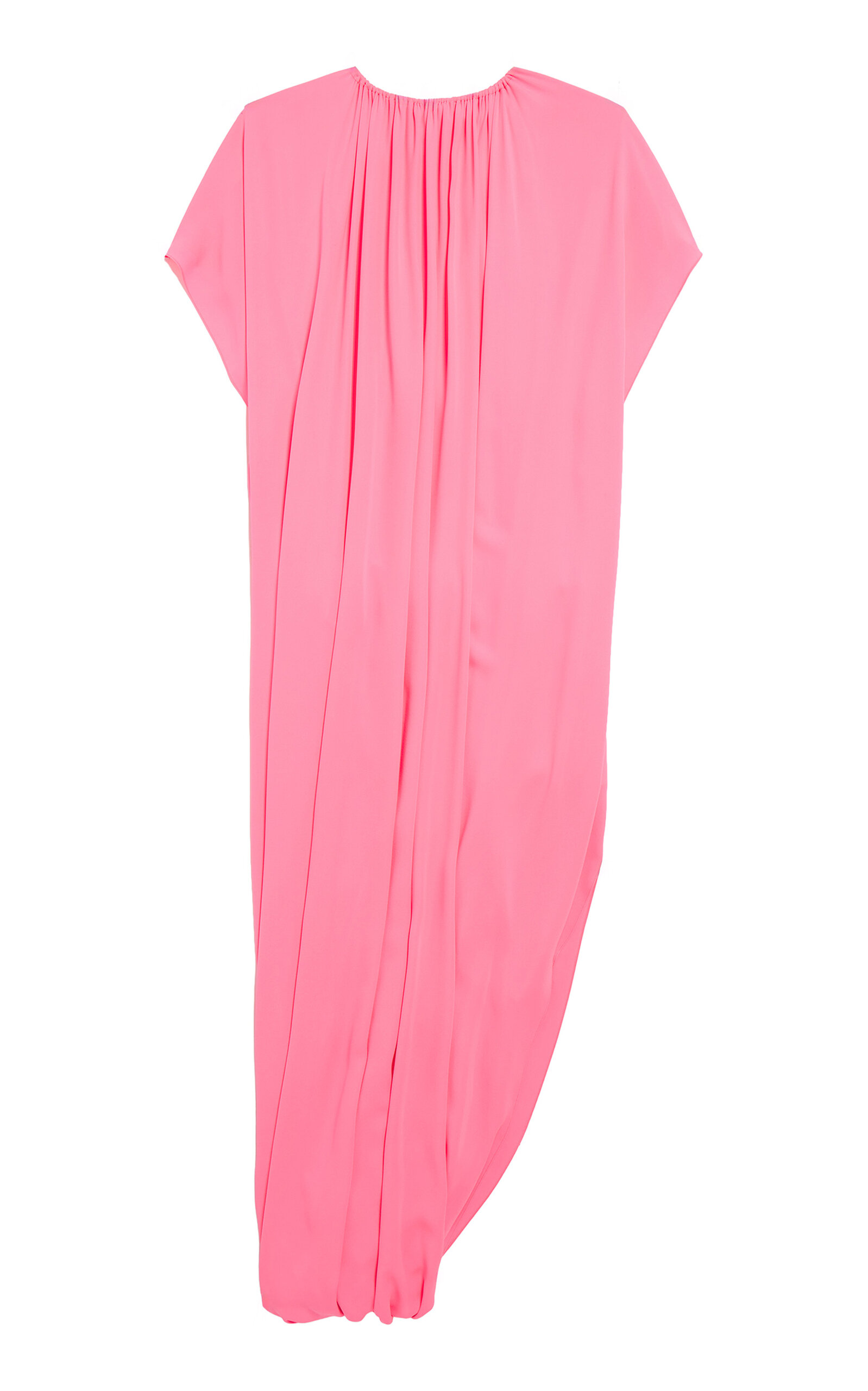 Balenciaga Balenciaga Draped Silk Maxi Cocoon Dress