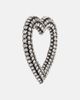 Balenciaga Balenciaga Embellished heart earrings - 2