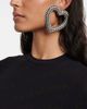 Balenciaga Balenciaga Embellished heart earrings - 3