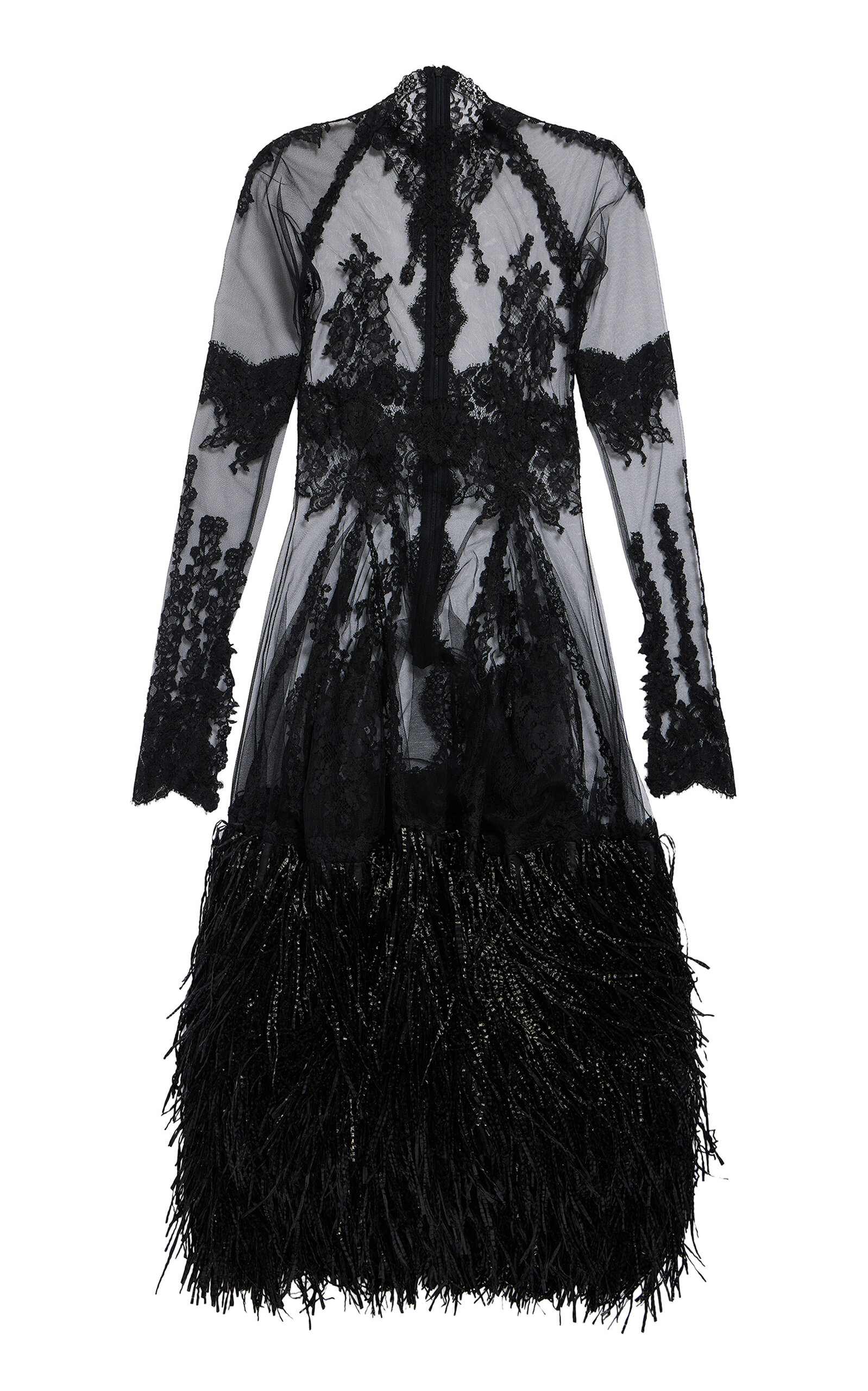 Balenciaga Balenciaga Embroidered Lace Maxi Dress